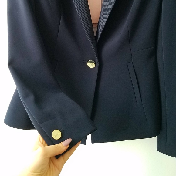 Ted Baker London Midnight Navy Blazer - Size 0 - Picture 9 of 9